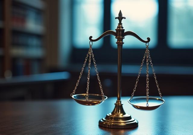 Balance de la justice et dossiers de contentieux